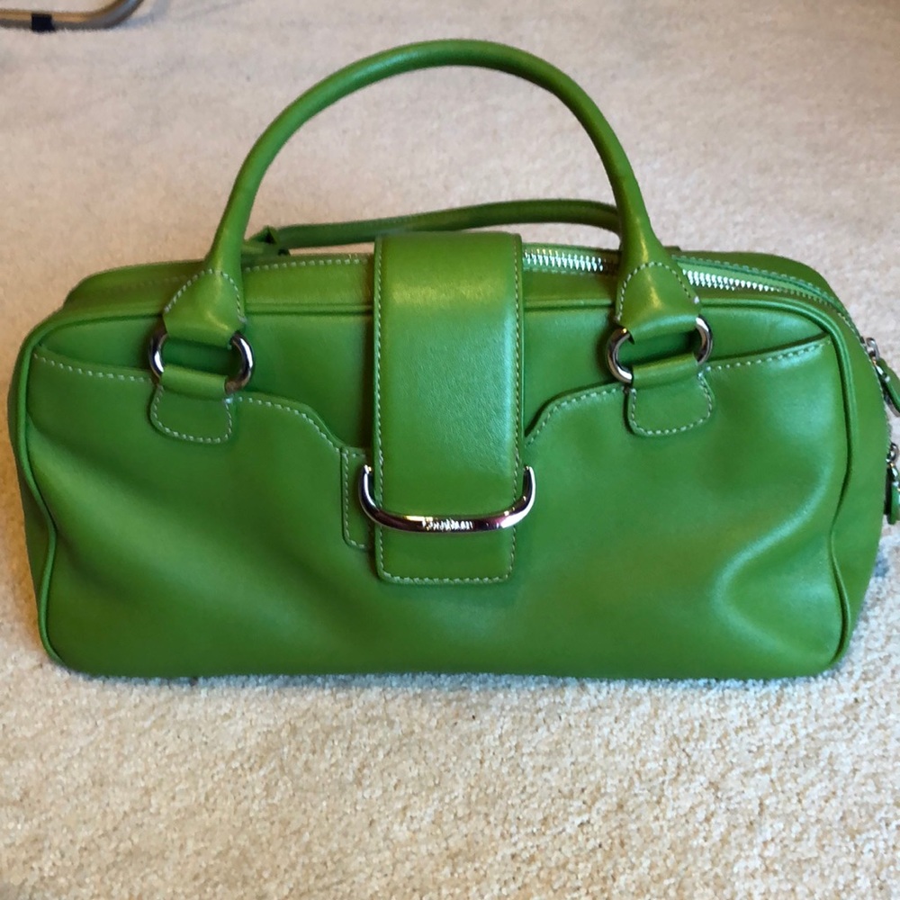 Cole Haan Kelly green handbag